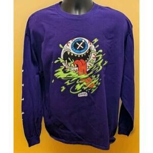 MADBALLS All Eyes On Me Purple Large Long Sleeve T-Shirts Rare A28 Excellent